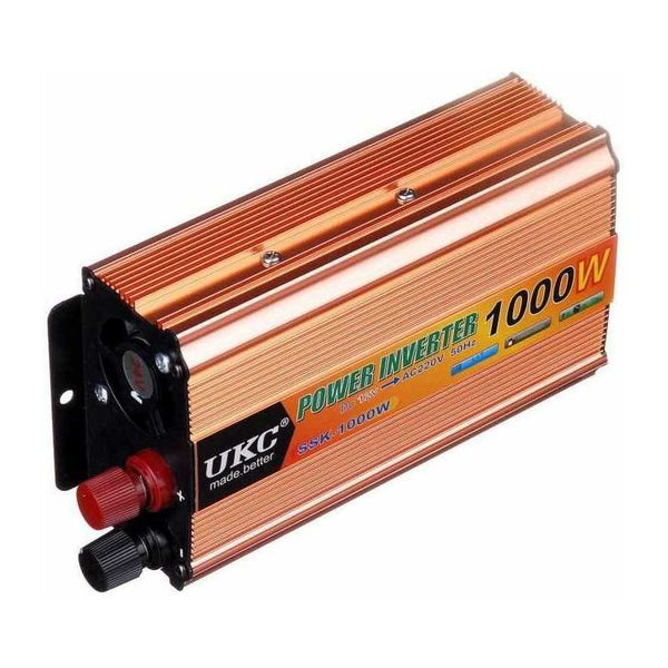 Invertor Auto 12V la 220V, 1000W UKC – Alimentare AC din Mașină, Compact și Sigur