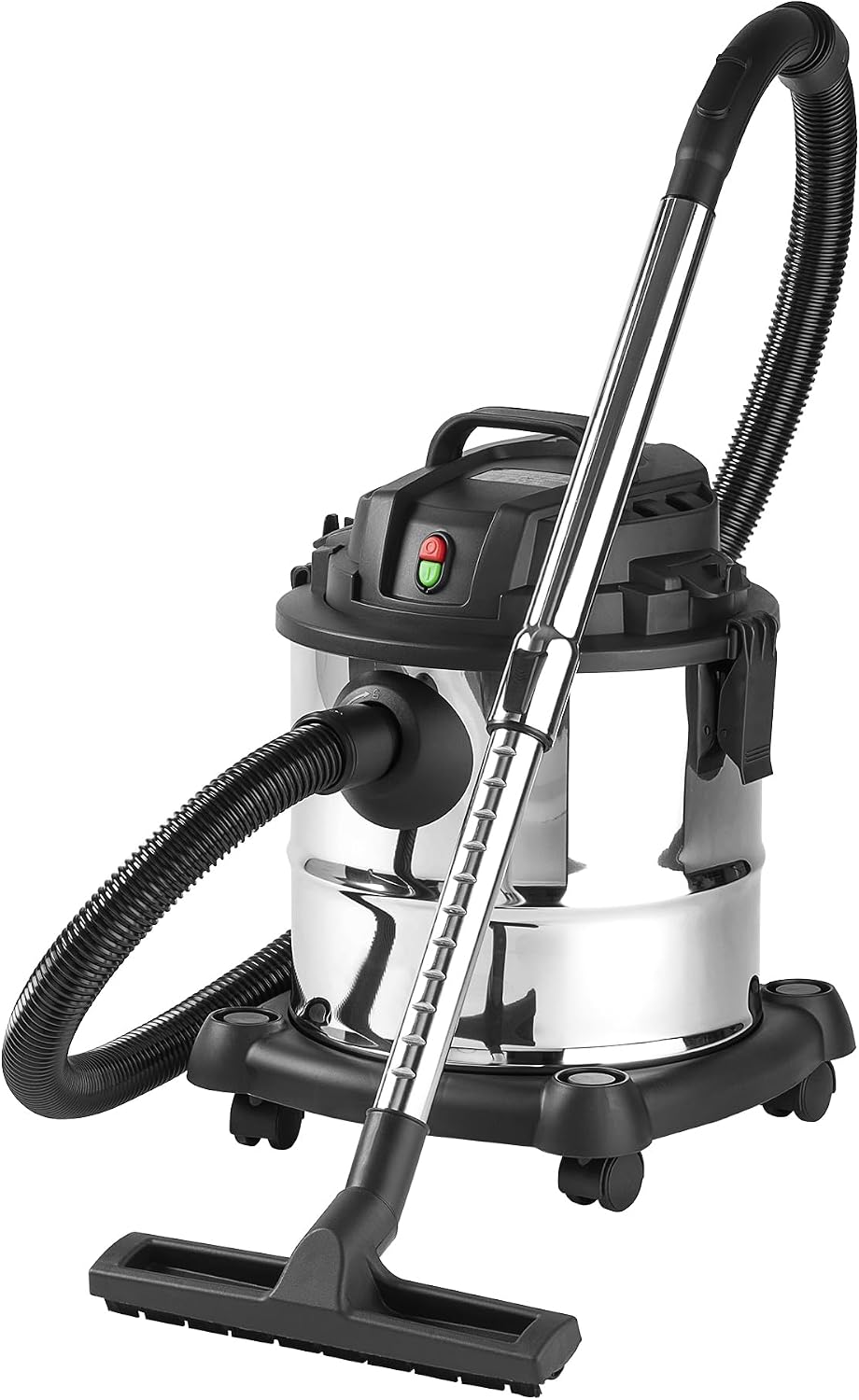 Aspirator Dust Master Umed și Uscat 2000W, Cuvă Inox 25 L, Funcție de Suflare, pentru Curățenie Rapidă în Casă, Garaj, Mașină și Atelier