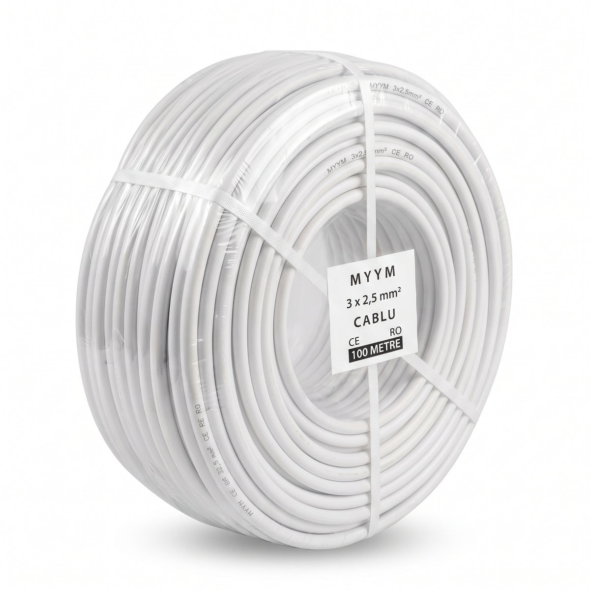Cablu Electric CAMPION, 100m, 3x2.5 mm², Cupru , Izolație PVC Dublu Strat Flexibil 300-500V, Rezindențial-Industrial