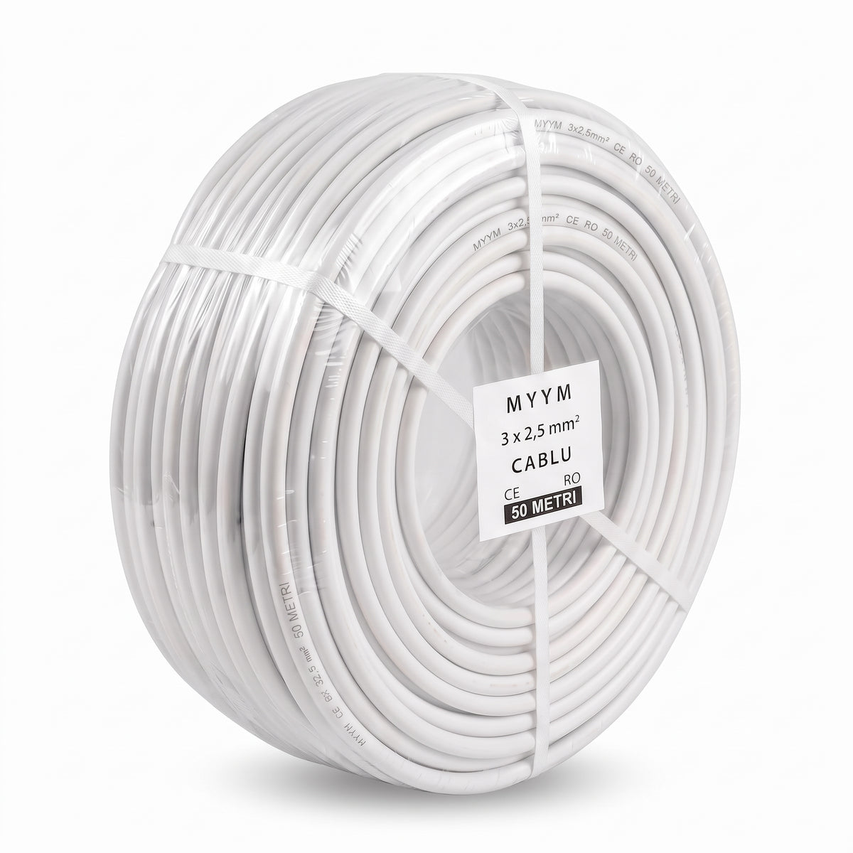 Cablu Electric CAMPION, 50m, 3x2.5 mm², Cupru , Izolație PVC Dublu Strat Flexibil 300-500V, Rezindențial-Industrial