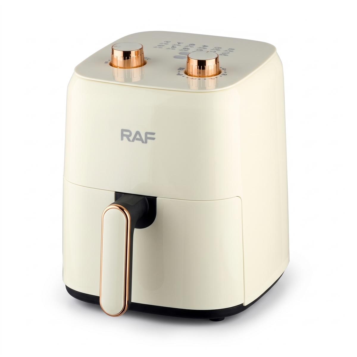Friteuză Air Fryer RAF R5237 cu Aer Cald, Capacitate 3 L, 1300W, Timer 60 Min, pentru Preparate Crocante fără Ulei
