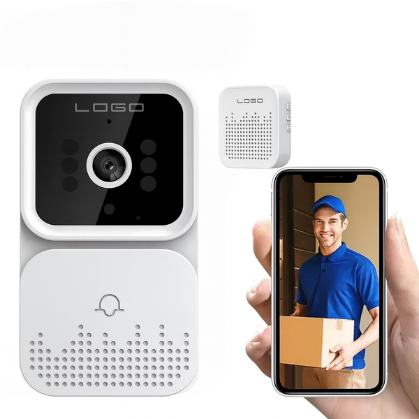 Sonerie Video Interfon Smart WiFi Full HD, Audio Bidirecțional