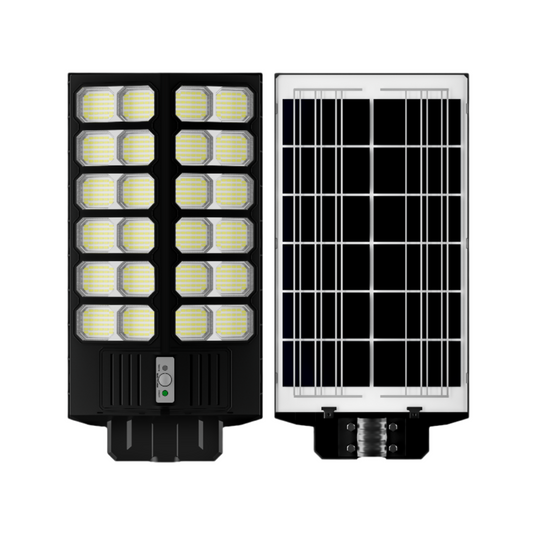 Lampă Solară Dublă Jortan, 2400W/200W/1600W + Telecomandă si Kit Montaj