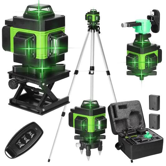 Set Complet Nivelă Laser 16 Linii + Trepied + Platformă de Ridicare + Telecomandă